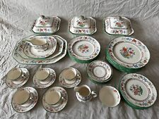 Vintage Antique Copeland Spode CHINESE ROSE Dinner Service Set & Cups 629599 for sale  Shipping to South Africa