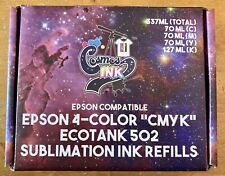 Usado, Cosmos Ink Ecotank 502 Recambios de tinta de sublimación para Epson Inkjet CMYK SELLADO segunda mano  Embacar hacia Argentina