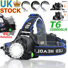 Headlamp rechargeable 350000lm for sale  TAMWORTH