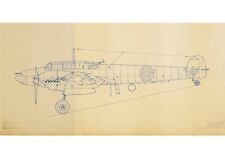 Conjunto de desenho Luftwaffe Messerschmitt BF 110 - Alta resolução - RARO comprar usado  Enviando para Brazil