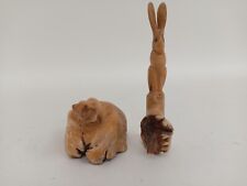 Wooden animal figures for sale  RUGBY