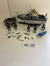 Playmobil police boat for sale  SUDBURY