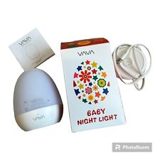 Lâmpada de cabeceira VAVA Baby Night Light branca regulável com base de carregamento e cabo comprar usado  Enviando para Brazil