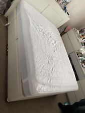 cream bed frame for sale  WOKING