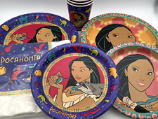 LOTE de Guardanapos Disney Princess Pocahontas Vintage FAVORES DE FESTA Suprimentos Copos Pratos comprar usado  Enviando para Brazil