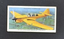 Tarjeta de cigarrillo John Players 1938 avión de la RAF #48 millas avión de entrenamiento segunda mano  Embacar hacia Argentina