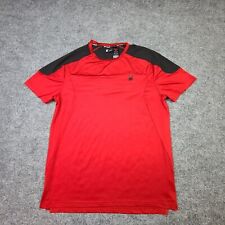 Camisa Spyder Pro Web masculina roupa ativa pulôver manga curta média vermelha gola redonda comprar usado  Enviando para Brazil