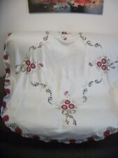 round white tablecloth for sale  CARDIFF