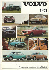 Catalogue prospekt brochure Volvo Teintes nuancier colour chart 1971 NL comprar usado  Enviando para Brazil
