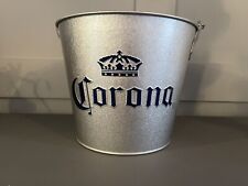 Novo balde de gelo de metal 9 polegadas Corona com abridor de garrafa cerveja Lager pub bar Mancave comprar usado  Enviando para Brazil