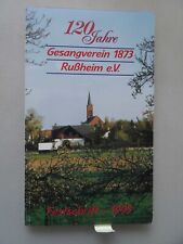 120 jahre gesangverein gebraucht kaufen  Eggenstein-Leopoldshafen