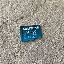 Cartão micro SD oficial azul-petróleo Samsung Evo Nintendo Switch 256GB fabricante de equipamento original, usado comprar usado  Enviando para Brazil