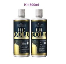 Behandlung Keratin Salvatore Blue Gold Kit 500ml comprar usado  Brasil 