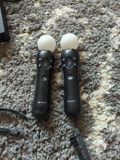 sony playstation move motion controller twin pack, used for sale  Shipping to South Africa