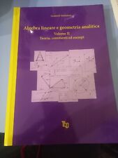 Geometria algebra lineare usato  Villarosa