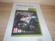 XBOX 360 - METAL GEAR SOLID V - GROUND ZEROS , PAL ESPAÑOL , COMPLETO segunda mano  Embacar hacia Argentina