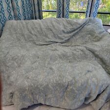 Nicole Miller Atelier Light Dusty Blue Queen/King Size Scroll Print Comforter for sale  Shipping to South Africa