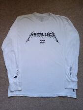 Metallica billabong shirt for sale  LANCING