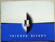 Triumph renown litre for sale  LEICESTER