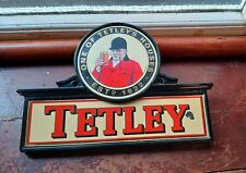 Metal tetley sign for sale  UK