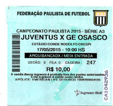 Ticket BRA Juventus - GE Osasco 17.05.2015 comprar usado  Enviando para Brazil