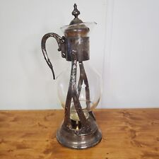 Cafeteira vintage Corning Tea garrafa prata prato basculante suporte aquecedor completo comprar usado  Enviando para Brazil