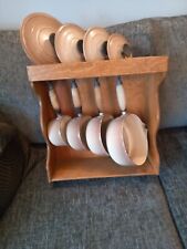 Le Creuset /Cousances,,  Saucepan Set & Original Wooden Stand,#SEE DESCRIPTION # for sale  Shipping to South Africa