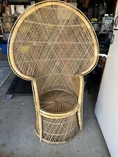 Wicker peacock chair for sale  Eastlake