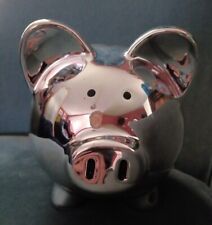 Silver ceramic piggy for sale  Northville