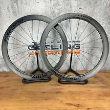 Perfeito estado! Conjunto de rodas de bicicleta Bontrager Aeolus 5 aro tubular de carbono 700c 1265g comprar usado  Enviando para Brazil