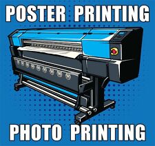 Poster Printing Colour Photo Satin Gloss Matt PVC Sticker A0 A1 A2 A3 A4 A5, used for sale  Shipping to South Africa