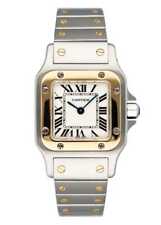Relógio feminino Cartier Santos Galbee W20012C4 dois tons comprar usado  Enviando para Brazil