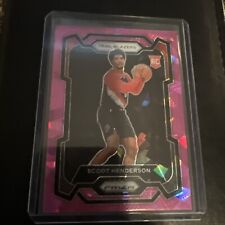 23-24 Prizm Basketball Scoot Henderson RC Pink Cracked Ice for sale  Shipping to South Africa