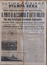 Quotidiani epoca 1942 usato  Biella
