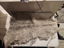 genuine sheepskin rug gray for sale  Tempe
