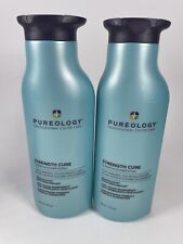 Usado, Lote de 2 champús PUREOLOGY Strength Cure 9 oz para cabello tratado con color dañado segunda mano  Embacar hacia Argentina