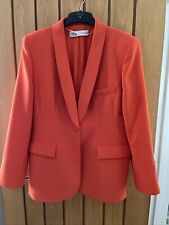 Zara orange blazer for sale  Shipping to Ireland
