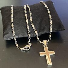 Collana rosario acciaio usato  Scandicci