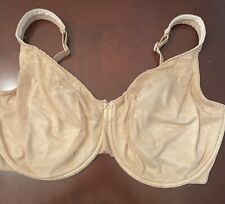 Cacique Modern Lace Covered Unlined UW Full Cov. Comfort Straps , Beige Bra 40J, used for sale  Shipping to South Africa