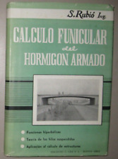 Cálculo Funicular del Hormigon Armado -Rubio 1952, Gaudí, hormigón armado segunda mano  Embacar hacia Argentina