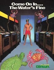 1980s SWIMMER Video Game Machine Promo Flyer Rare Arcade Centuri Hialeah Florida for sale  Shipping to South Africa