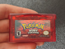 100% ORIGINAL - USA VERSION - Pokémon Ruby Version  GBA Nintendo Advance Gameboy comprar usado  Enviando para Brazil