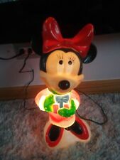 blow mold Santa's Best Minnie Mouse Disney lights up yard 18"  for sale  Shipping to Canada