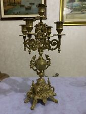 Antico candelabro ottone usato  Torre Del Greco