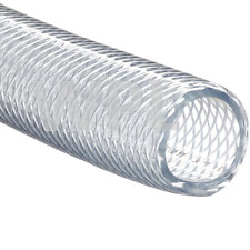 Clear braided pvc for sale  TELFORD