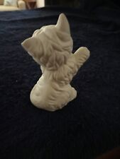 Estatueta decorativa para cachorro Westie branco Sitting West Highland Terrier comprar usado  Enviando para Brazil