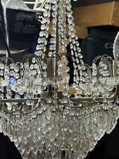 chrome 5 light chandelier for sale  Feasterville Trevose
