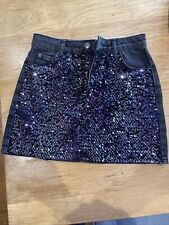 Topshop moto sequinned for sale  CROWTHORNE