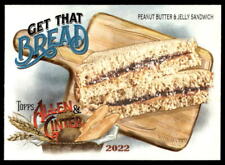 Sándwich de mantequilla de maní y jalea Allen & Ginter Get That Bread GTB-4 2022, usado segunda mano  Embacar hacia Argentina