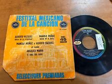 ANGELICA MARIA ALBERTO VAZQUEZ MANOLO MUÑOZ 1962 MÉXICO 7" EP Garage Rock comprar usado  Enviando para Brazil